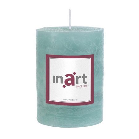 PILLAR SCENTED CANDLE IN ΜΙΝΤ COLOR
