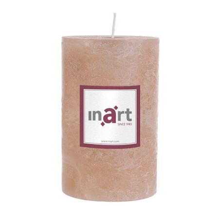 PILLAR SCENTED CANDLE IN BEIGE COLOR