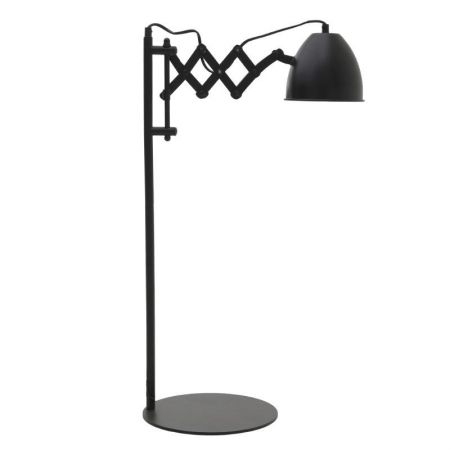 METALLIC TABLE LAMP IN BLACK COLOR 40X25X69