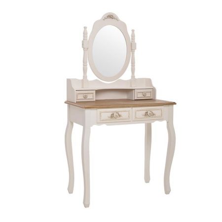 BOUDOIR DRESSING TABLE WITH MIRROR