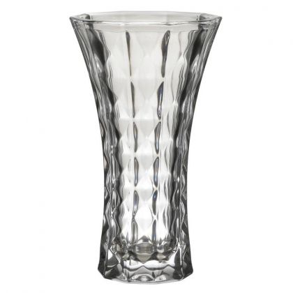 Стъклена ваза от прозрачно стъкло