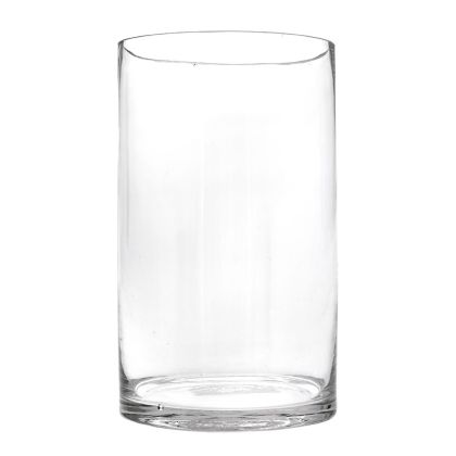Цилиндрична стъклена ваза D15X25CM
