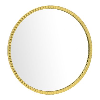 Стенно огледало със златиста метална рамка D60 CM