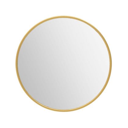 Огледало за стена златно 50х2х50