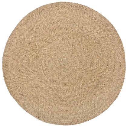 ROUND SEAGRASS FLOOR MAT D 120 CM NATURAL COLOR