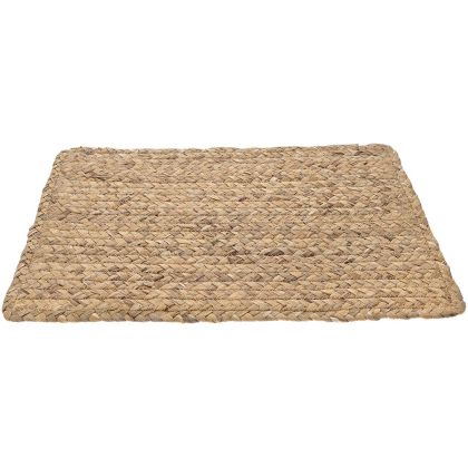 ROUND SEAGRASS TABLE MAT 45X30 CM NATURAL COLOR