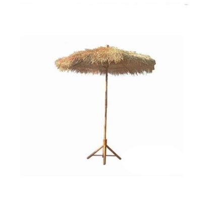 Бамбуков плажен чадър натурален φ150x240