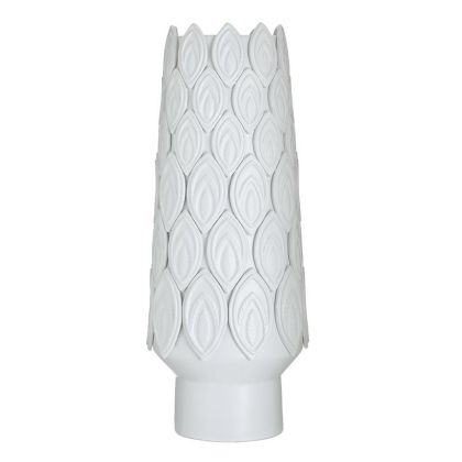 Порцеланова ваза бяла φ20х50
