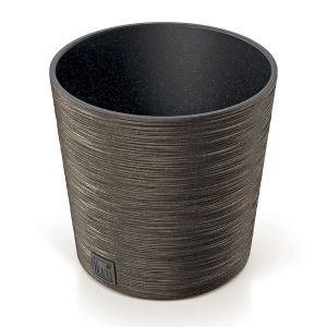 ECO COFFEE PLANTER FURU ROUND ECO WOOD D 25X25 CM MADE OF RECYCLED PLASTIC AND 33% WOOD