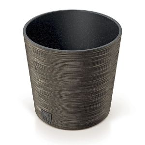 ECO COFFEE PLANTER FURU ROUND ECO WOOD D 30X29 CM MADE OF RECYCLED PLASTIC AND 33% WOOD