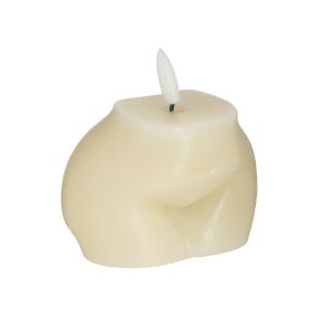 PARAFFIN LED CANDLE CREAM (NOT INCLUDED BATTERIES) 10X7X8