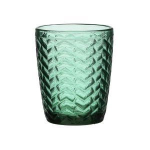 S/6 WHISKEY GLASS GREEN 300CC Φ8Χ10