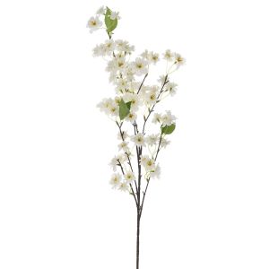 Бяла черешова клонка 90см с 63 цветя