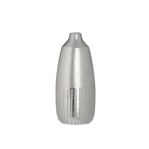 Керамична ваза сребърно Φ12X25