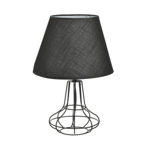 Метална нощна лампа черен цвят Φ28X42