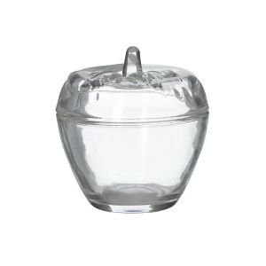 Стъклен буркан с капак прозрачен Φ10Χ10