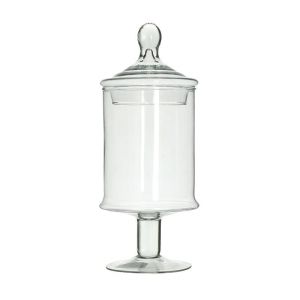 Стъклена ваза прозрачна Φ13X32