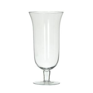 Стъклена ваза прозрачна Φ16Χ30