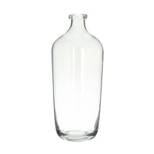 Стъклена ваза прозрачна Φ17Χ41