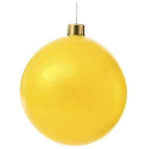  YELLOW INFLATABLE CHRISTMAS BALL D 45 CM