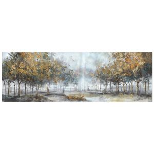 CANVAS WALL ART FOREST 50X3X150