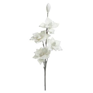 FOAM BRANCH/FLOWER WHITE H117