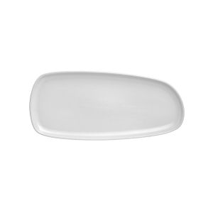 Керамична чиния бяла 30x14x2