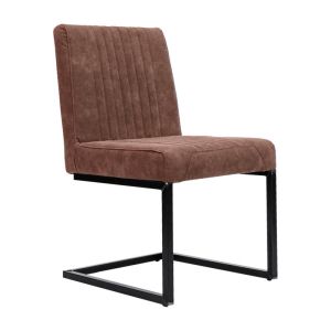 Стол Evita в тъмно кафяв цвят 50x47x85cm