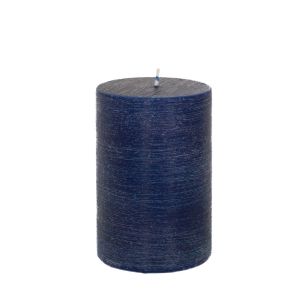 BLUE AROMATIC CANDLE 7X10 CM EVENING SKY