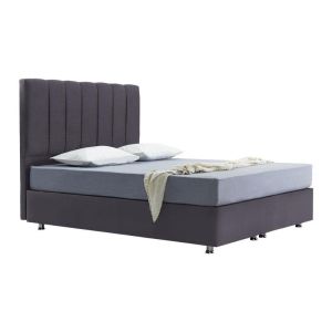 Elina BED GRAY WITH STORAGE SPACE 208*162*130 (160*200)