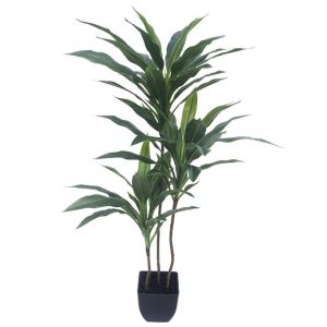 GREEN REAL TOUCH POTTED DRAGAN TREE - H95cm