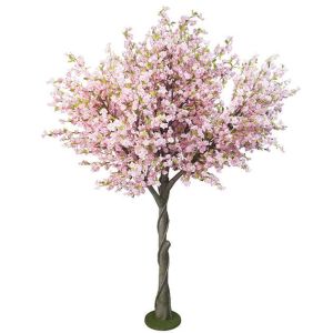 PINK CHERRY BLOSSOM TREE WITH BASE - H300cm