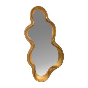Wall mirror FL6117 in gold color, size 50x6x100cm