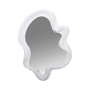 Wall mirror FL6118 in white color, size 50x6x70cm