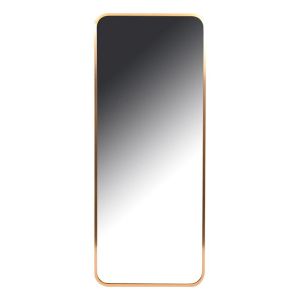 Алуминиево огледало в златен цвят, размери 40x100 см