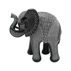 Декорация слон 23503 сив цвят 15x7x16см