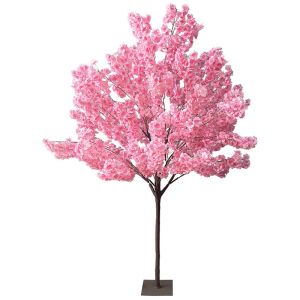 Изкуствено дърво с розови цветя височина 180см