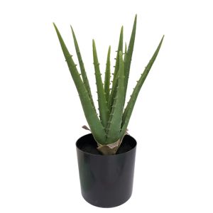 Изкуствено растение алое в саксия L:17xH:36cm