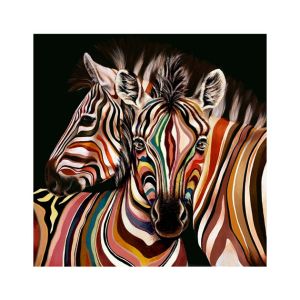 Картина зебри размери 50x3x150 см