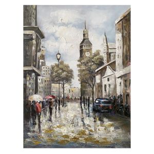 Картина платно Улица в Лондон - размери 60x80 см