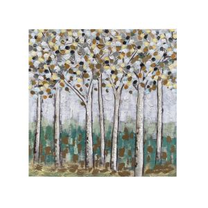 Картината на платно 'Дървета' - размери 60x2.3x60 см