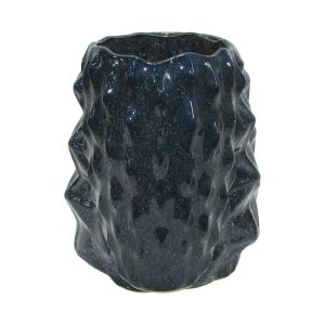 Керамична ваза Belinda син цвят 19x19x21см