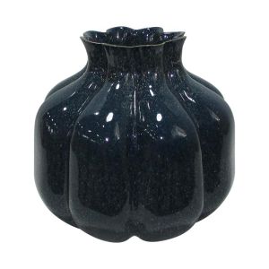 Керамична ваза Belinda син цвят 29x29x26см