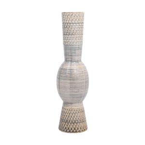 Керамична ваза Dot бежово-кафяв цвят 13.5x51 см