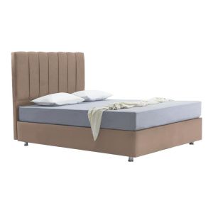 Легло Elina в бежов цвят с ракла, размери 90x200 см