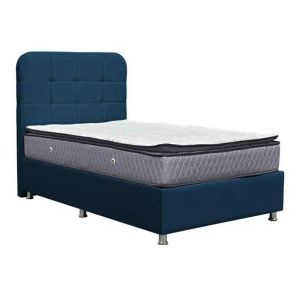 Легло Natalie в петролено син цвят с ракла, размери 212x122x120 см (32) (120x200)