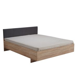 Легло Ritmo 160 Sonoma със сив плат, 164x203x84.5 (за матрак 160x200)