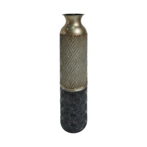 Метална ваза за под бронз-черно 14.5x14.5x75.5 см