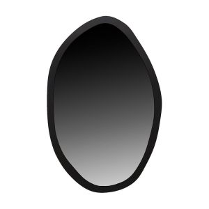 Огледало с MDF рамка в черен цвят, 51x3x79 см