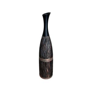 Полирезинова ваза цвят бронз 14x14x60.5см